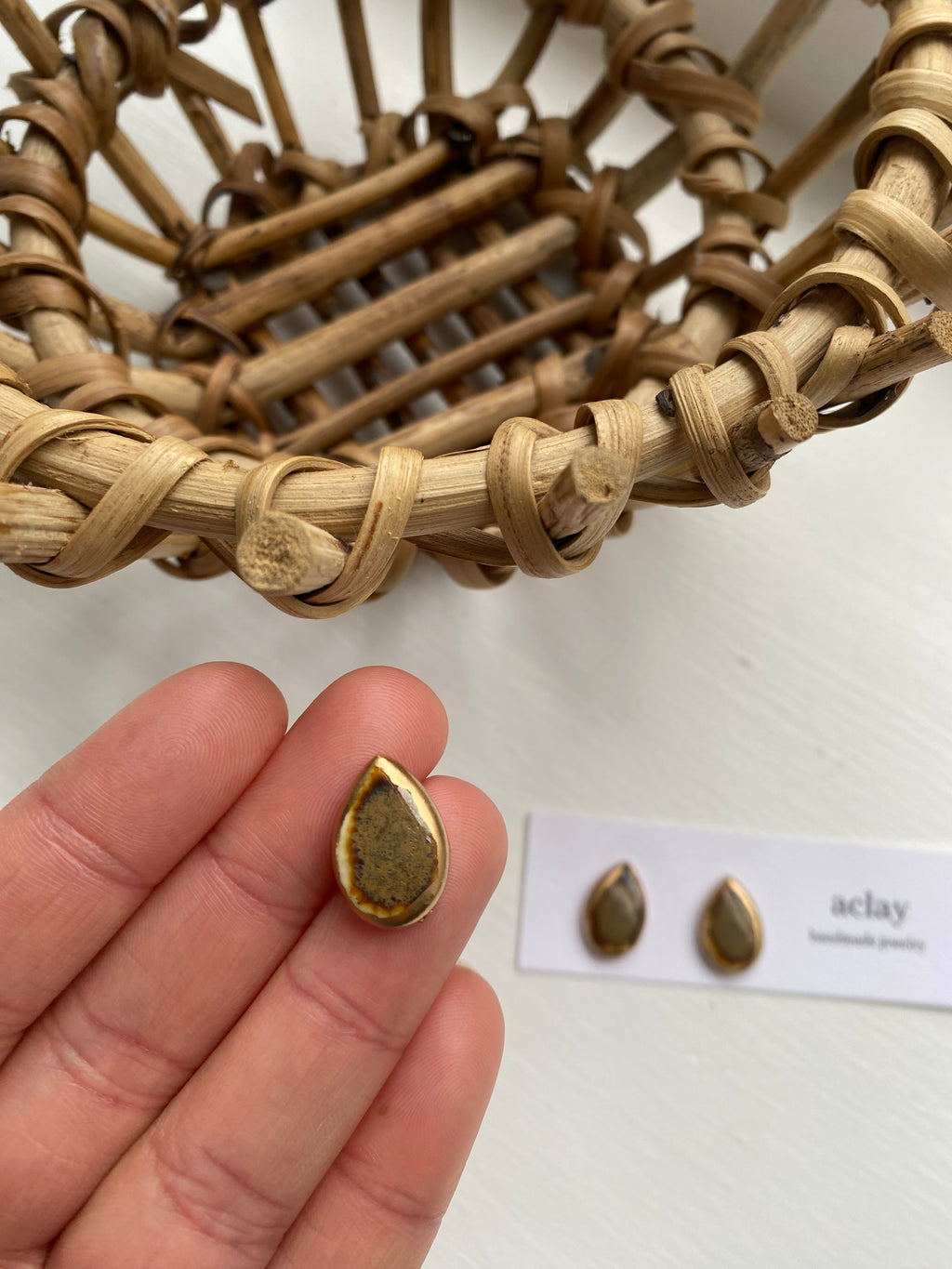 Tigers Eye Stud