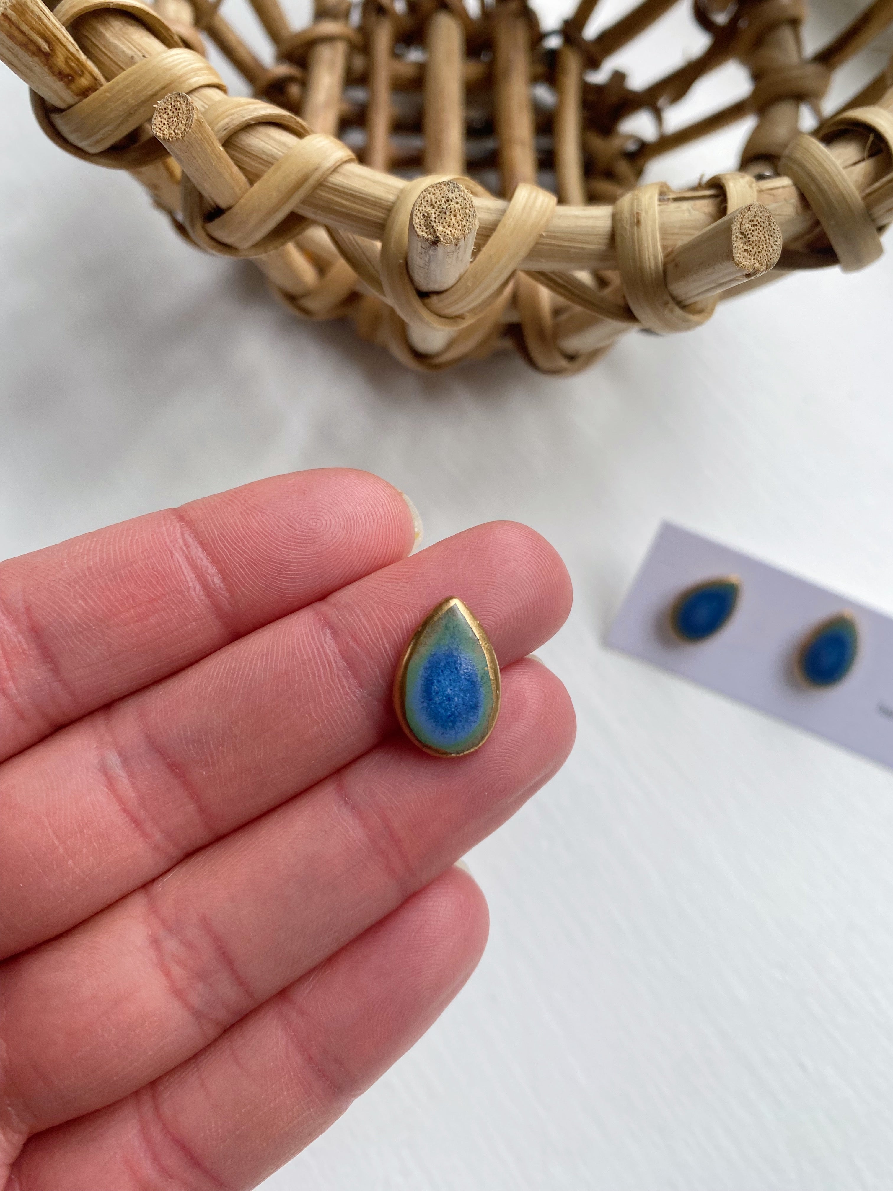 Tigers Eye Stud