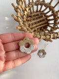 Speckled Daisy Hoop